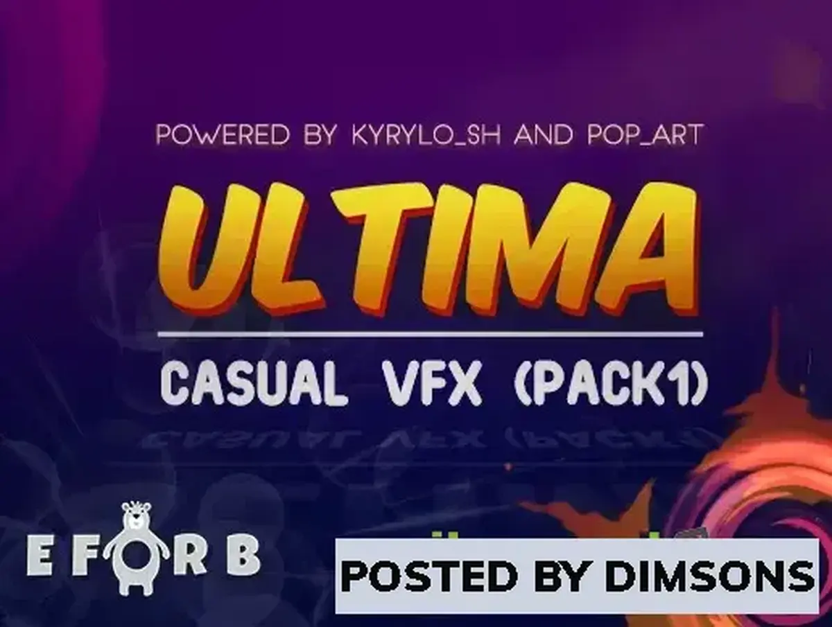 Unity VFX Particles Ultima casual VFX (pack 1) v1.0