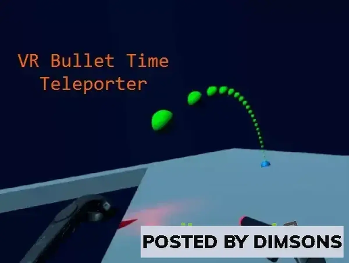 Unity Tools VR Bullet Time Teleporter v1.0