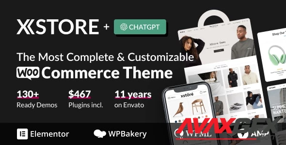 Themeforest - XStore v9.1.13 - Multipurpose WooCommerce Theme  - Nulled - 15780546