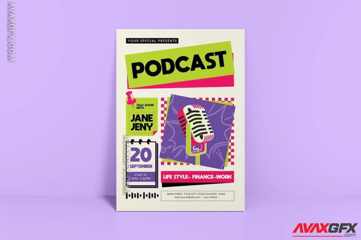 Podcast Live Flyer