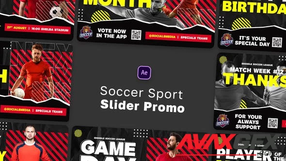 Soccer Sports Slider Promo 47455570 [Videohive]