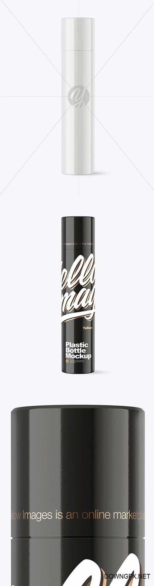 Glossy Cosmetic Spray Bottle Mockup 53465