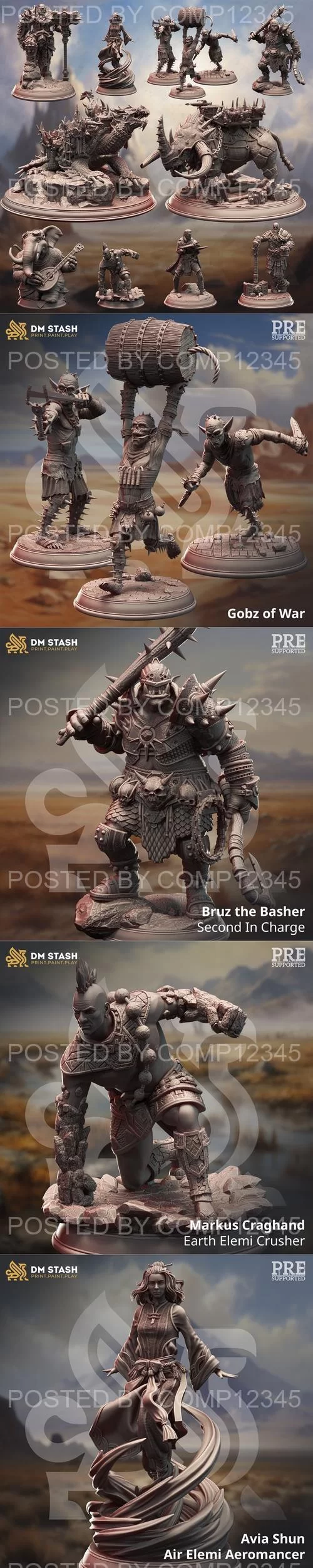 Dungeon Master Stash - Orcish Incursion August 2023 3D Print