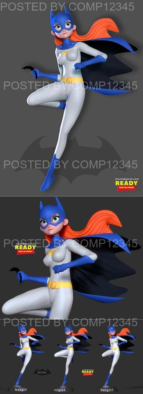3D Print Model - Batgirl Stylized