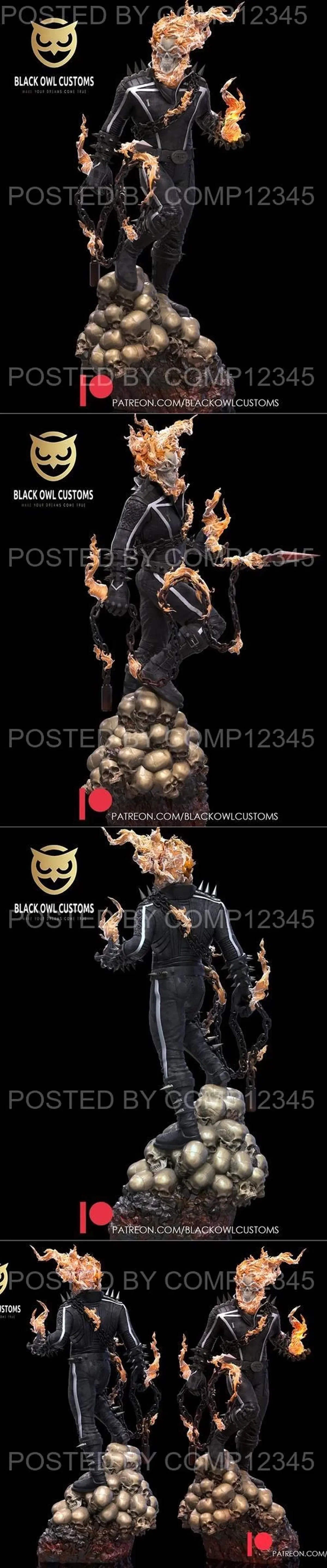 3D Print Model - Black Owl Customs - SOLO HOLLOW