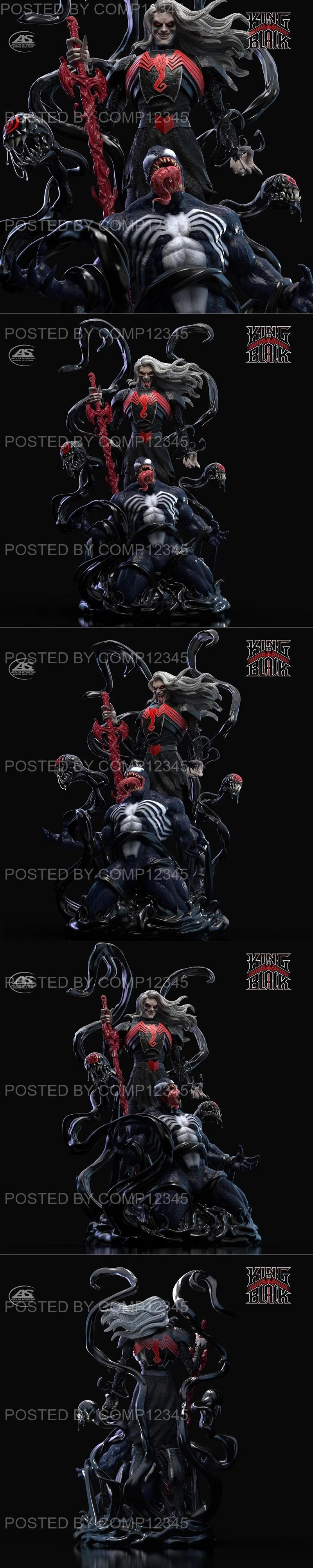 Knull vs Venom 3D Print