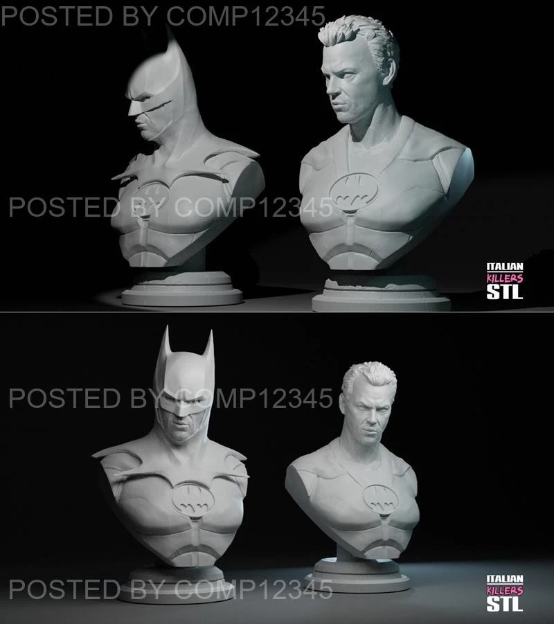 3D Print Model - Batman 2023 Micheal Keaton bust