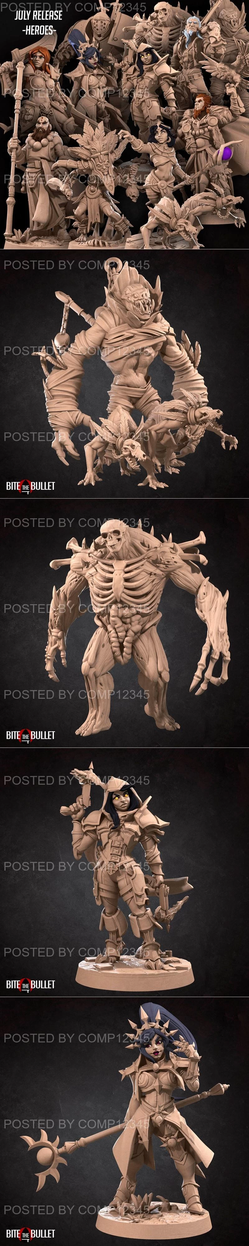 3D Print Model - Bite The Bullet - Bullet Hell Heroes July 2023
