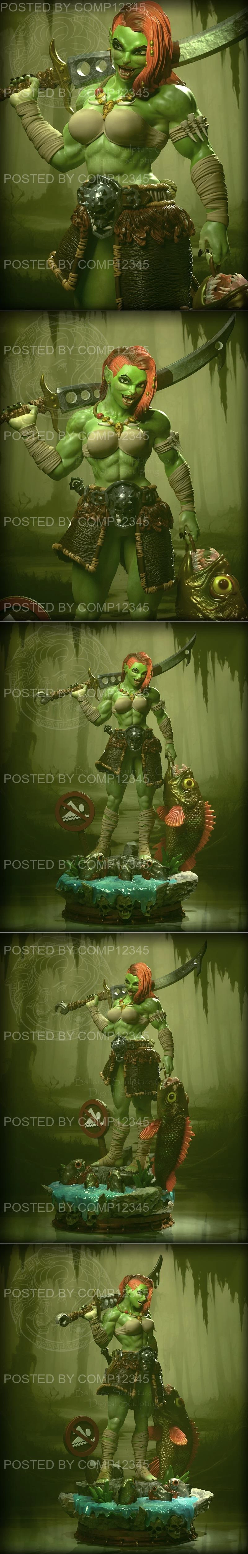 Orc Girl By Creative Geek MB