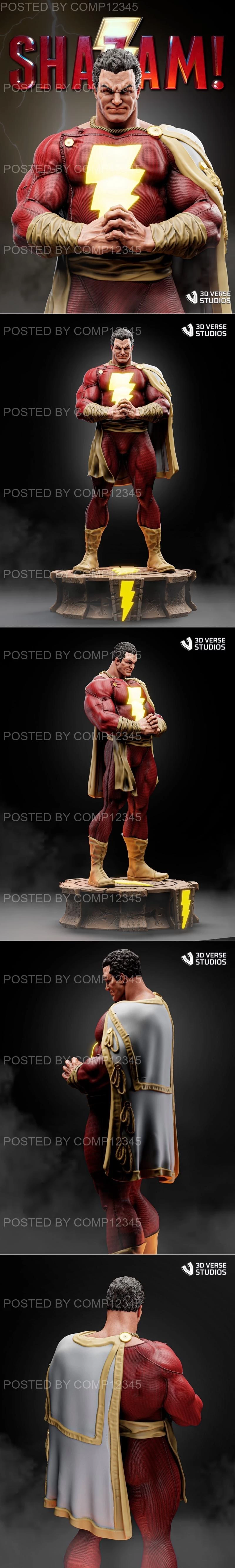 3d Verse Studios - Shazam 3D Print