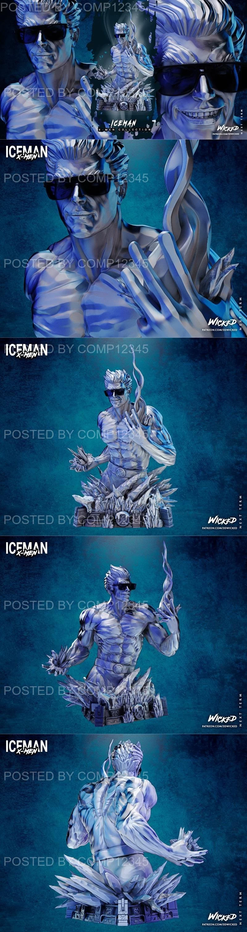 WICKED - Iceman Bust 3D Print