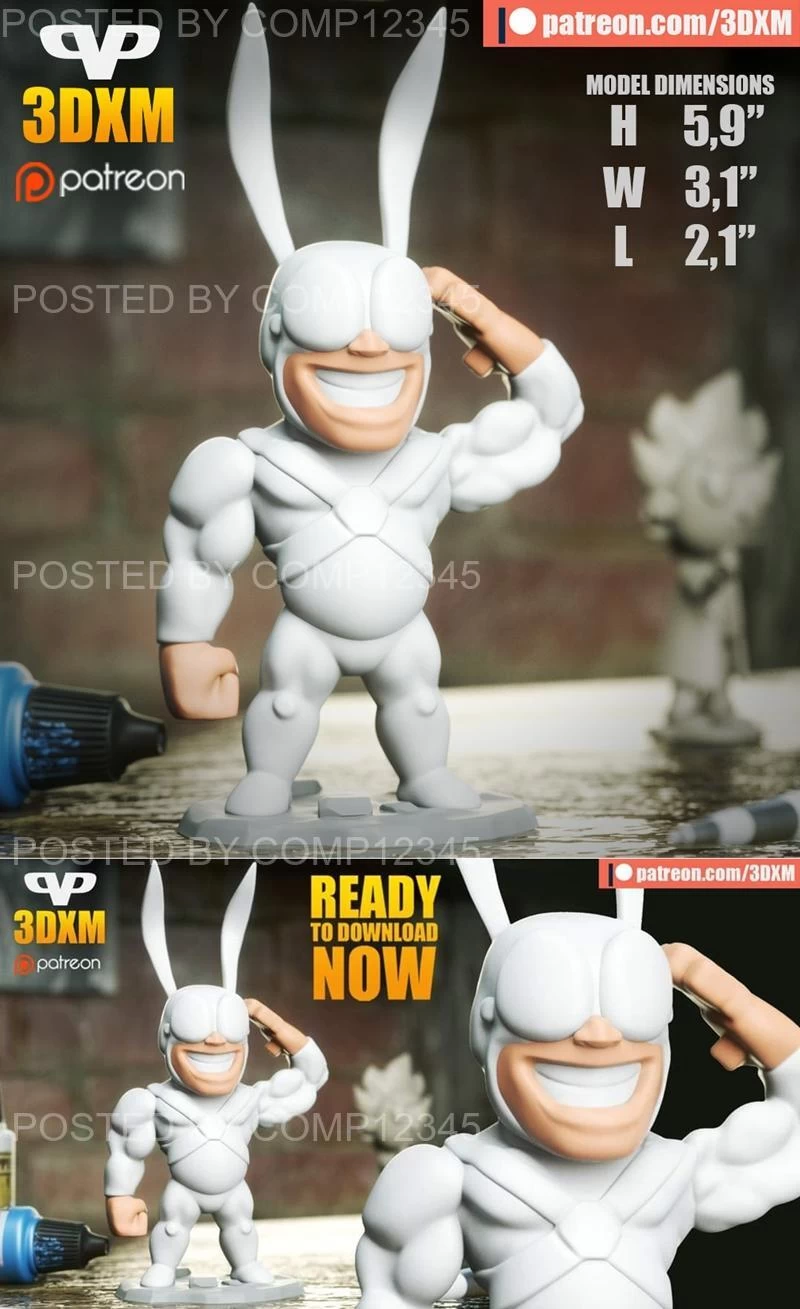 Arthur The Tick Chibi 3D Print