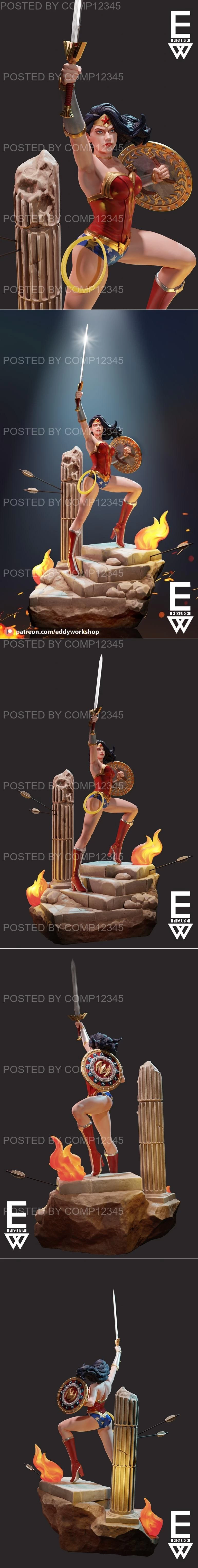 Eddy Workshop - Wonder Woman 3D Print