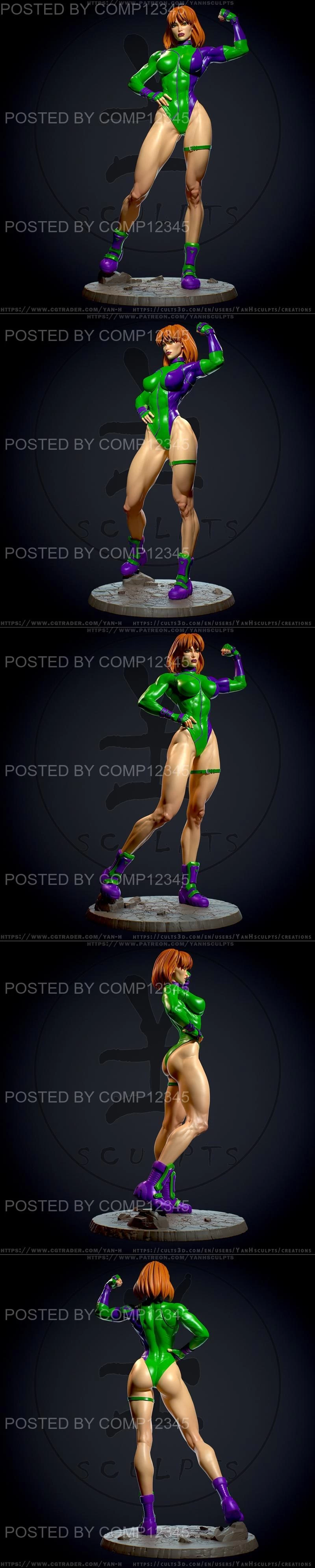 Yan H - Gen 13 Caitlin Fairchild 3D Print