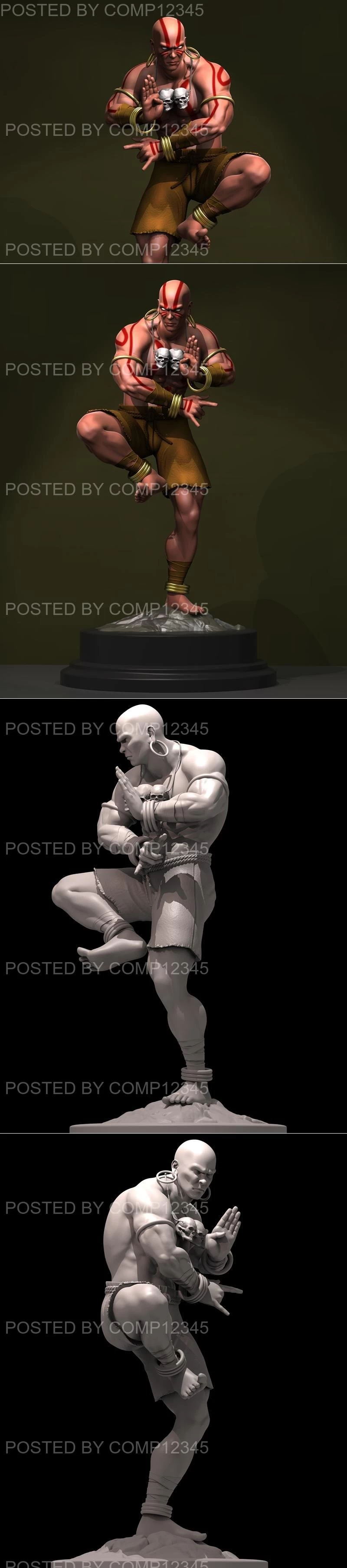 Dhalsim 3D Print