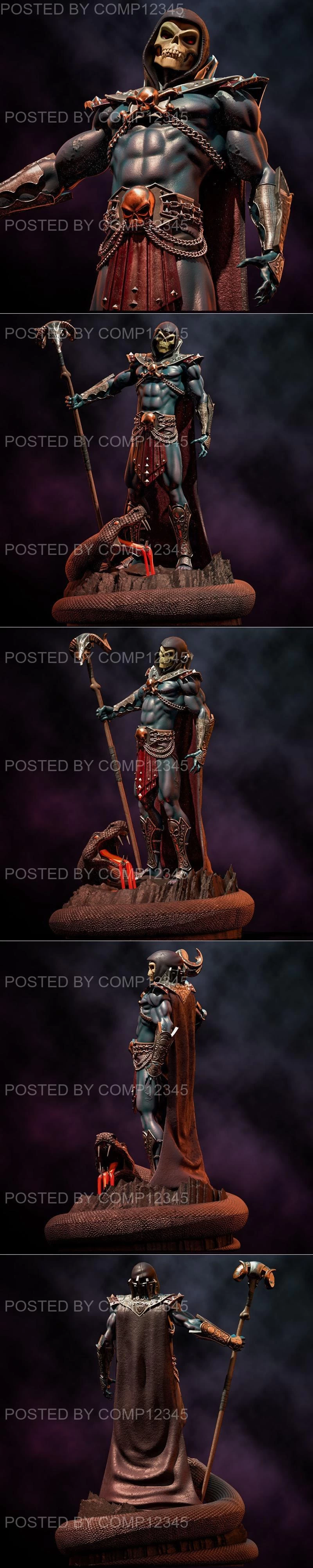 Fan Art Skeletor - Masters of the Universe - Statue 3D Print