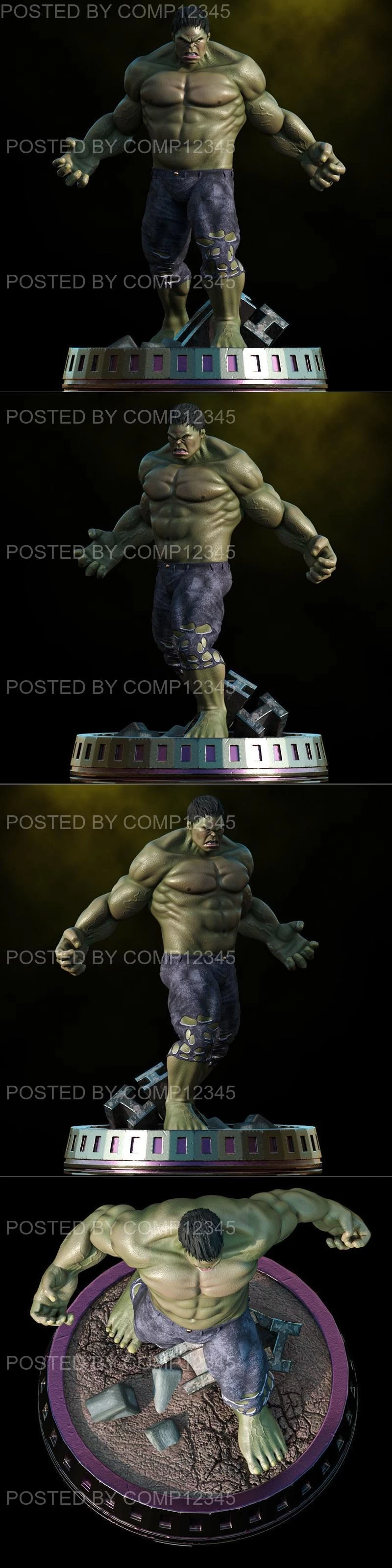 Fanart Incredible Hulk 3D Print