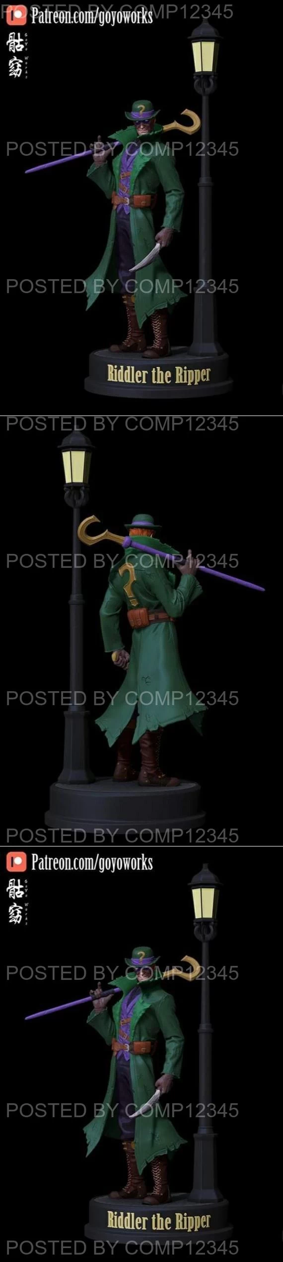 Riddler the Ripper 3D Print