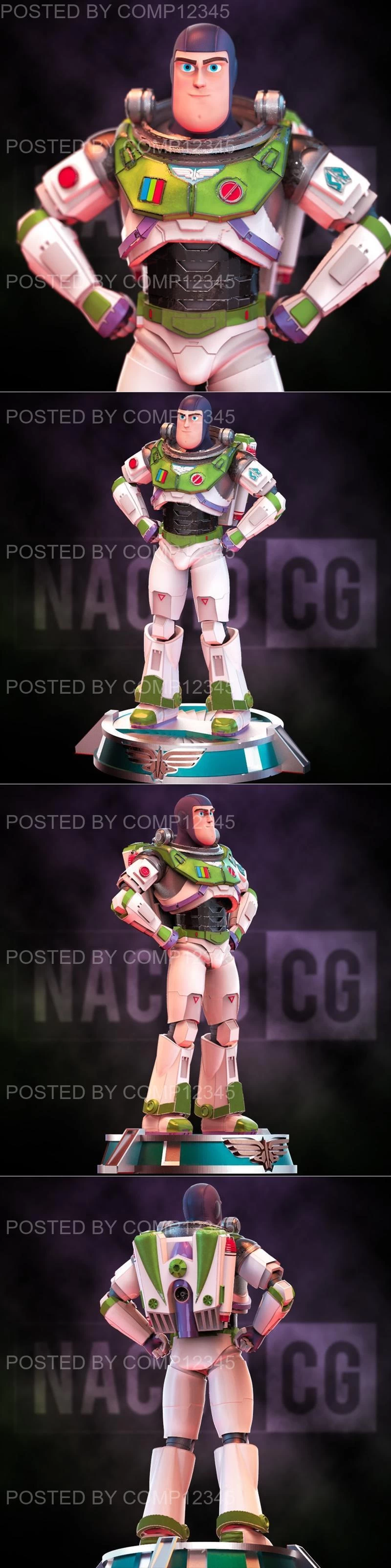 Fan Art Buzz Lightyear Statue 3D Print