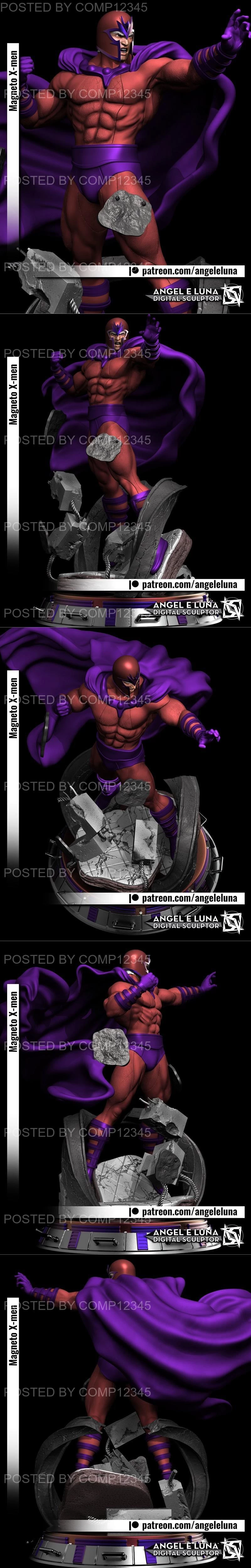 Magneto X-Men by Emiliano Luna 3D Print