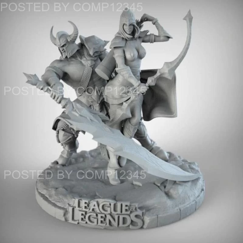 League of Legends Ashe 3D Print