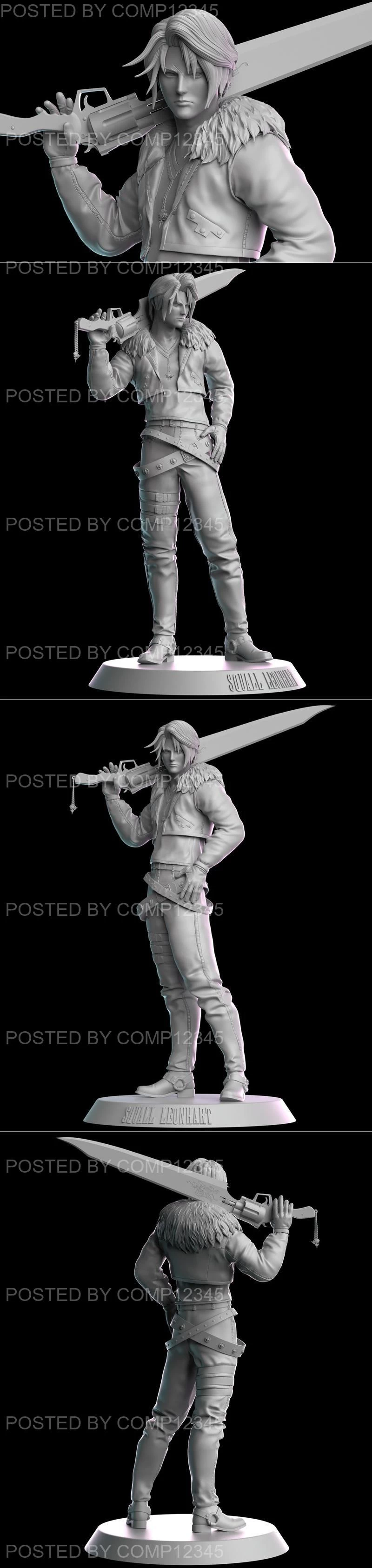 Squall Leonhart 3D Print