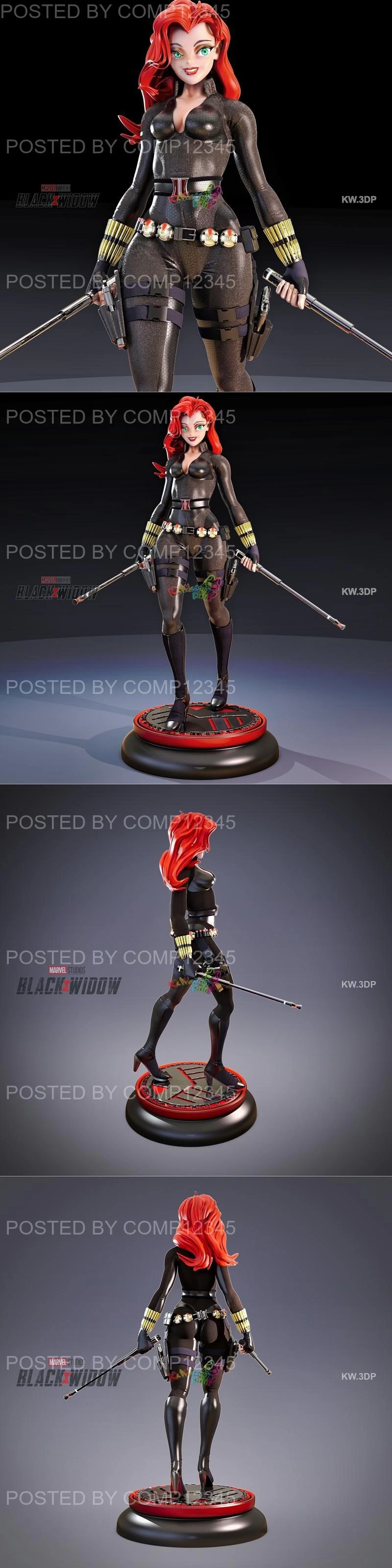 Black Widow 3D Print