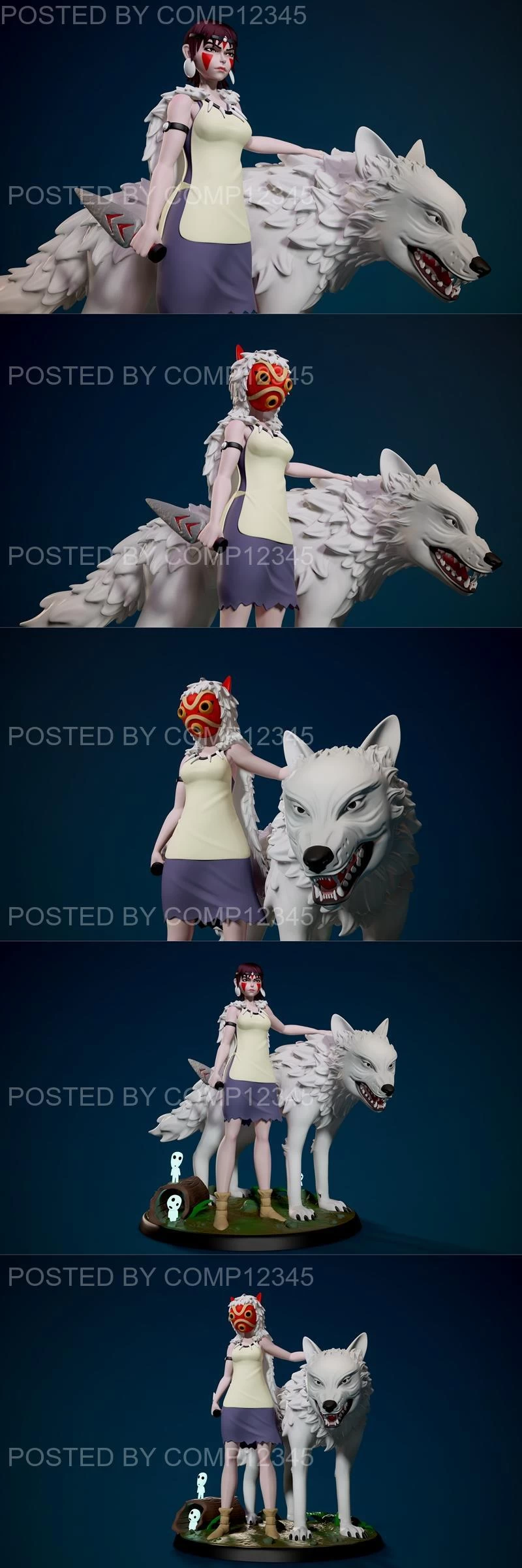 Inaki Sculpts - Mononoke-San 3D Print