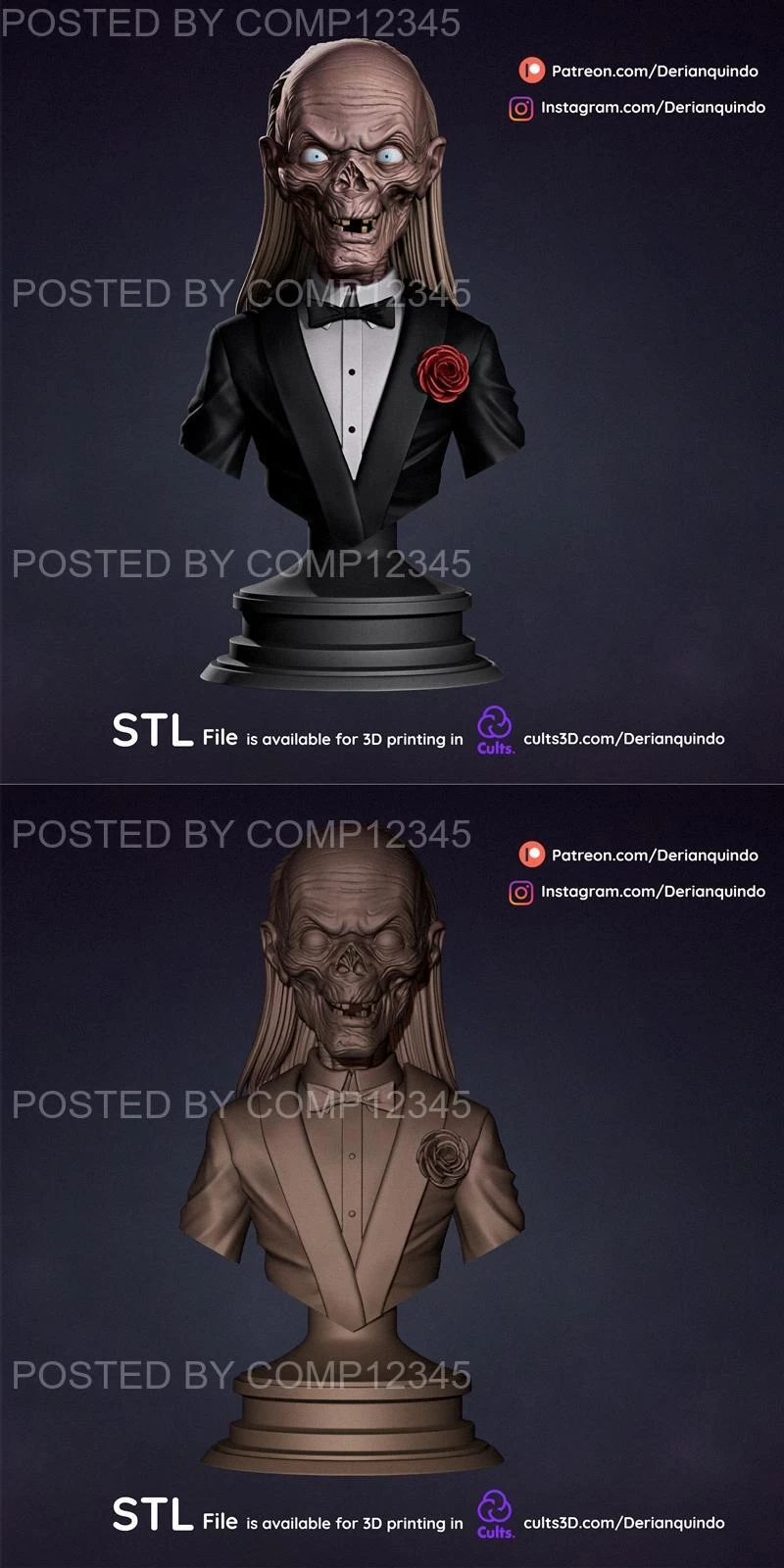 Cryptkeeper fan art 3D Print