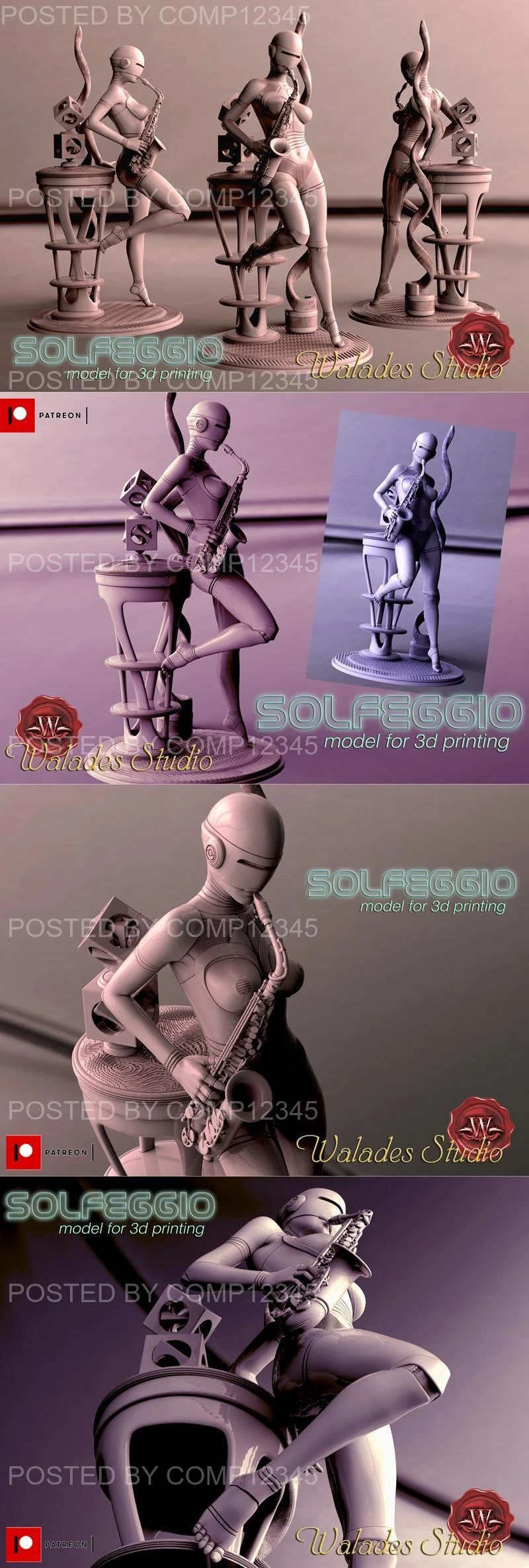 Walades Studio - Solfeggio 3D Print