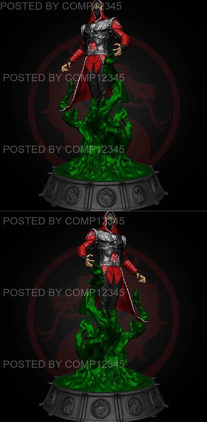 Ermac Mortal Kombat Diorama 3D Print