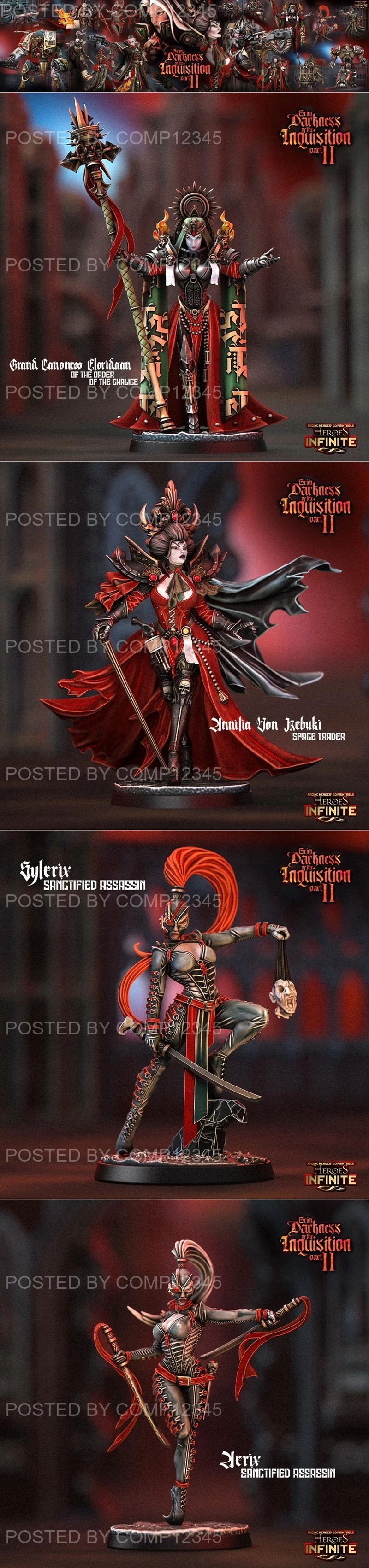 Heroes Infinite - Grim Darkness of the Inquisition Part II July 2023 3D Print