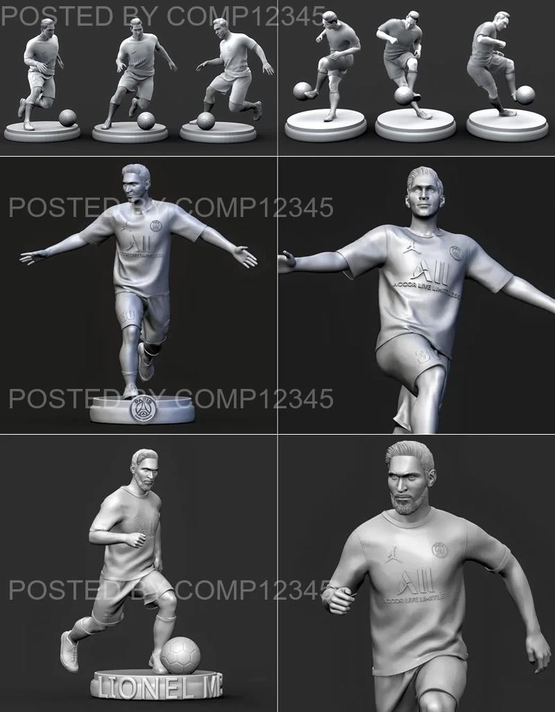 Lionel Messi Pack 3D Print