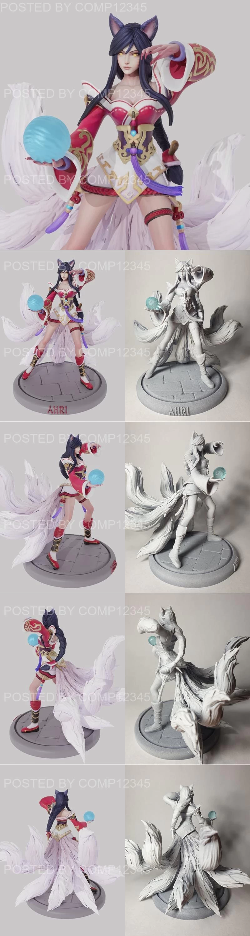 Ahri - League of Legends 3D Print