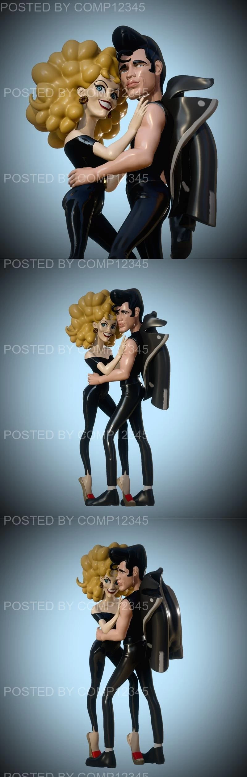 Grease - Danny and Sandy 3D Print