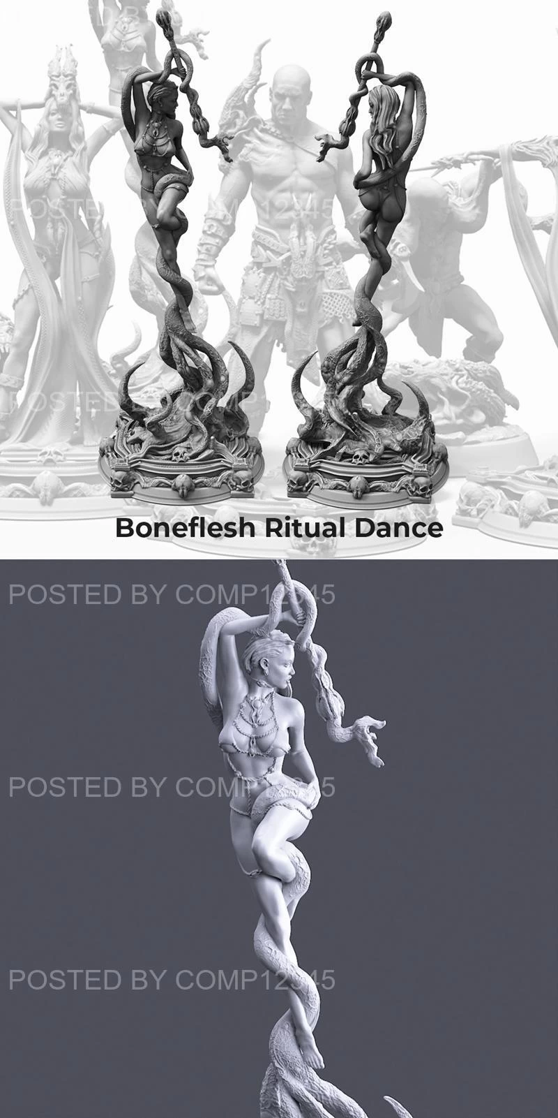 Boneflesh Ritual Dance 3D Print