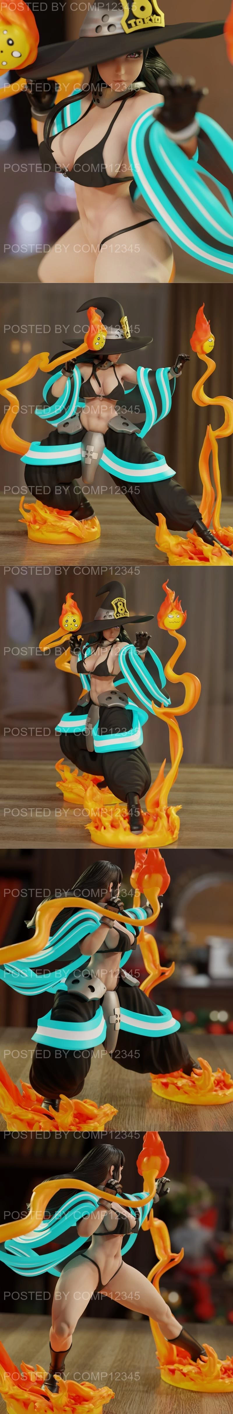 Momoji - Maki Oze Fire force 3D Print