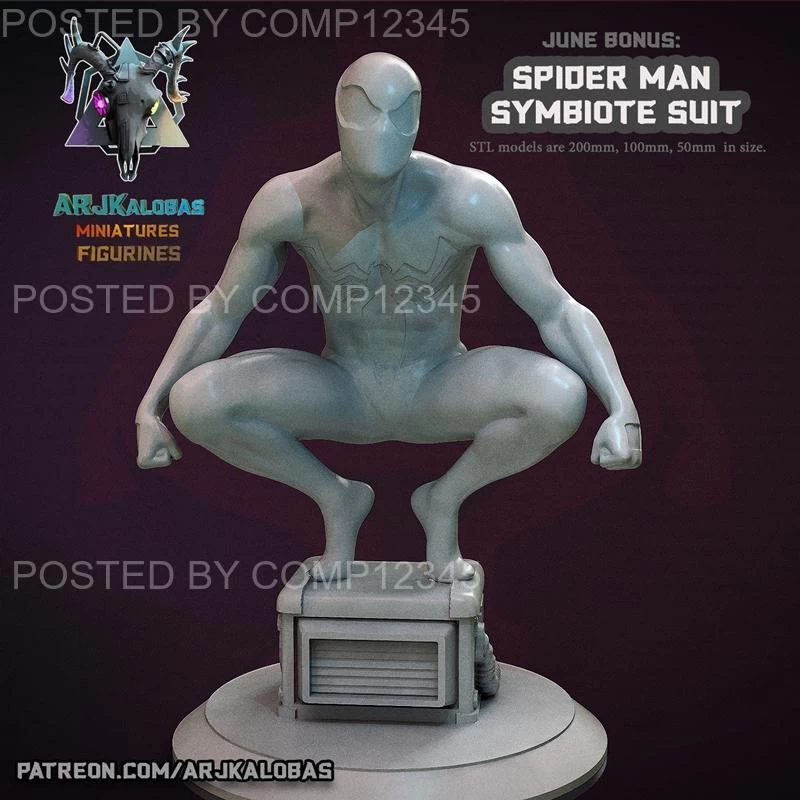 SpiderMan Simbiote suit 3D Print