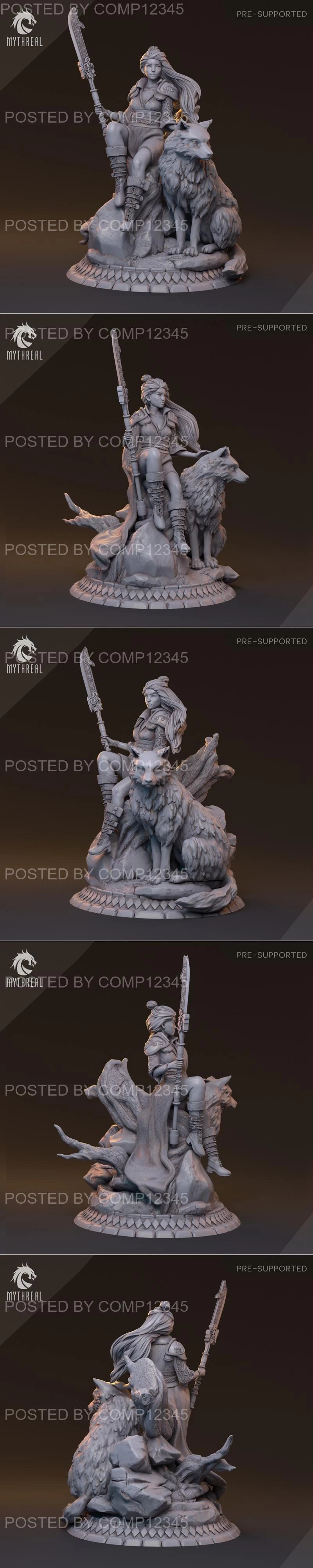 Mythreal Games - Orita and  Okami 3D Print