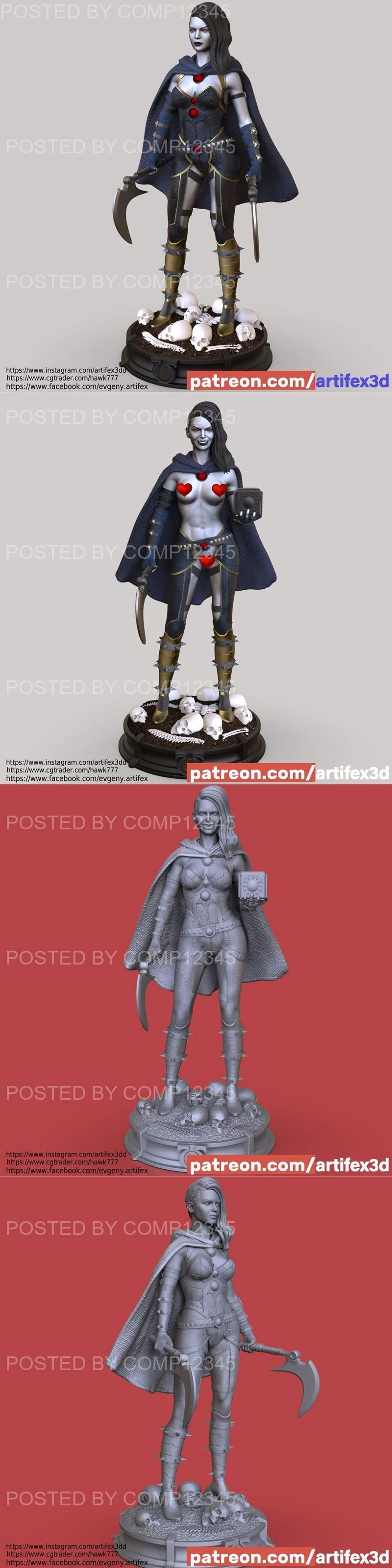 Artifex3d - Grail - Daughter of Darkseid 3D Print