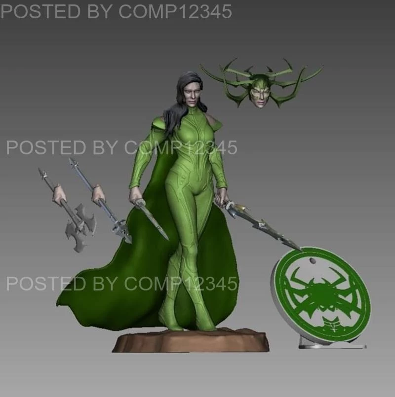 Hela statue 3D Print