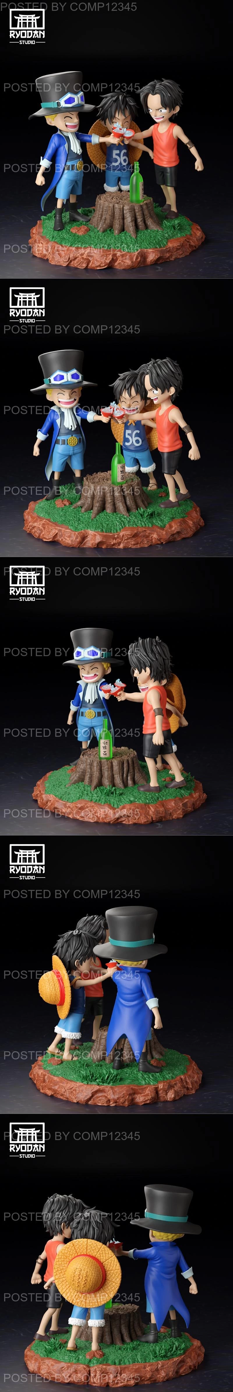 Childhood Ace, Luffy and Sabo 3D Print