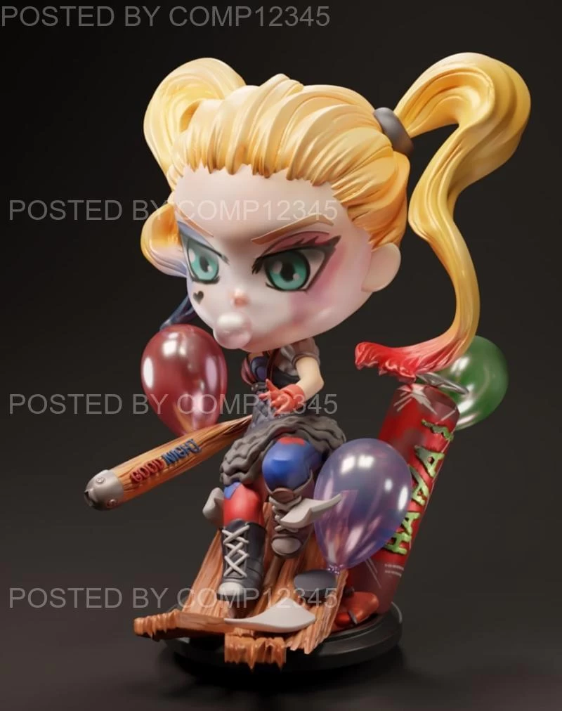 Pocket Players Collection - Harley Quinn 3D Print