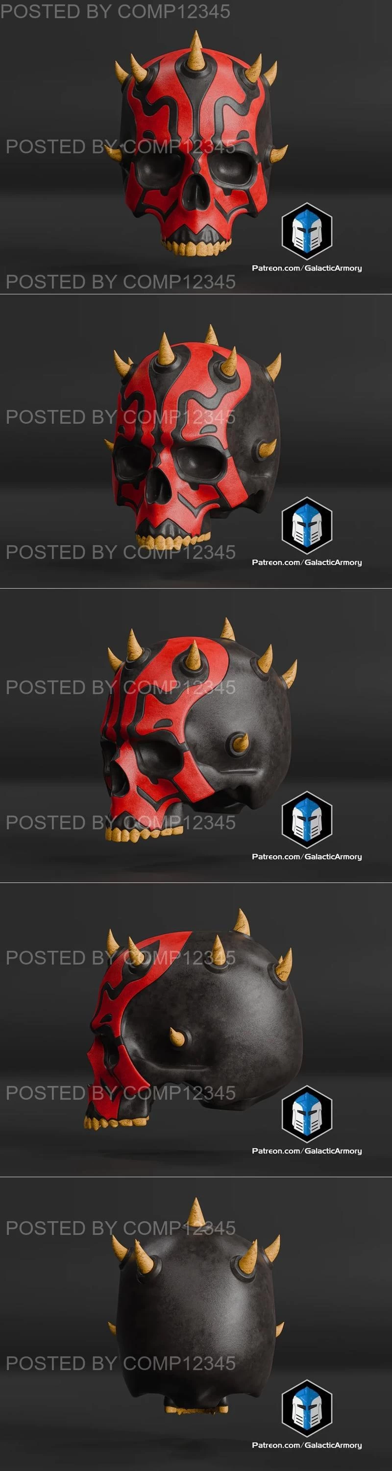 Darth Maul Skull 3D Print