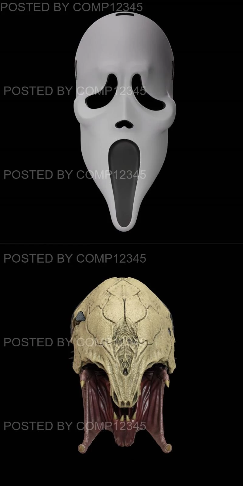 Other - Scream mask and Predator Prey Mask