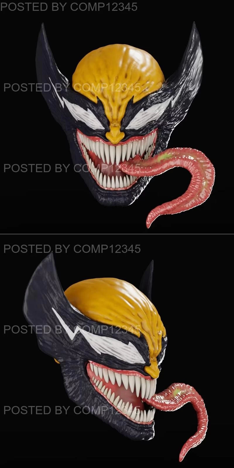 Marvel - Venom Wolverine helmet