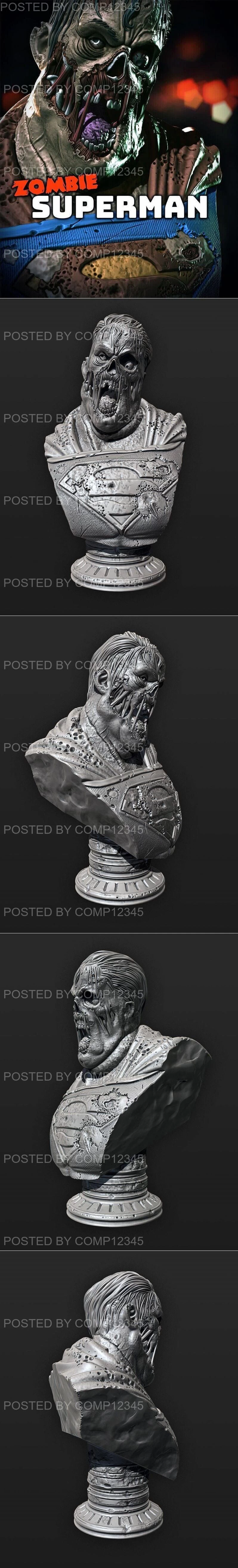 Eastman - Zombie Superman Bust