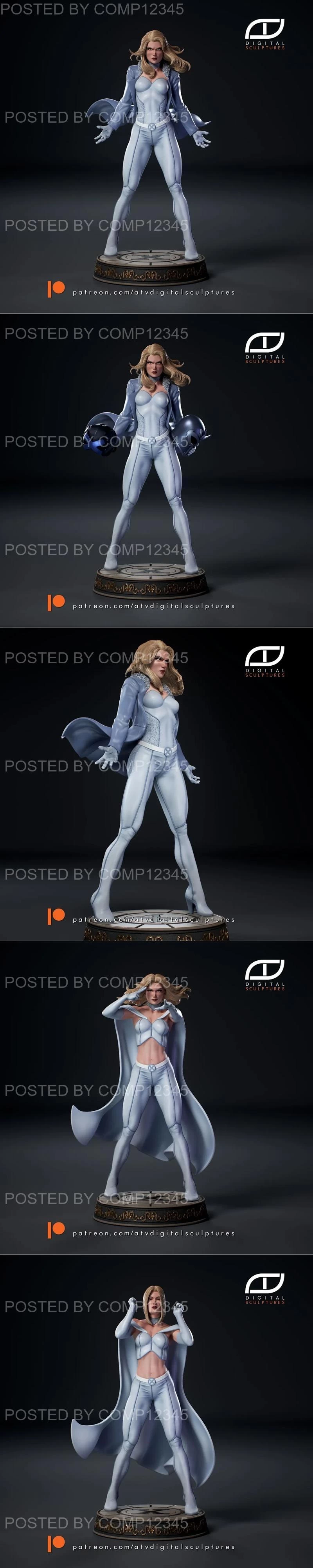 ATV Digital Sculptures - Emma Frost