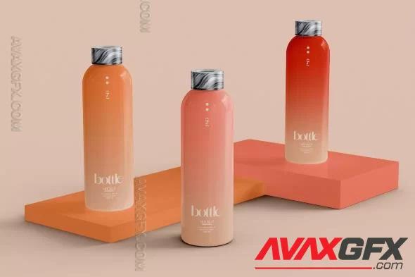 Stainless Steel Bottles Mockup 6AA839D [PSD]