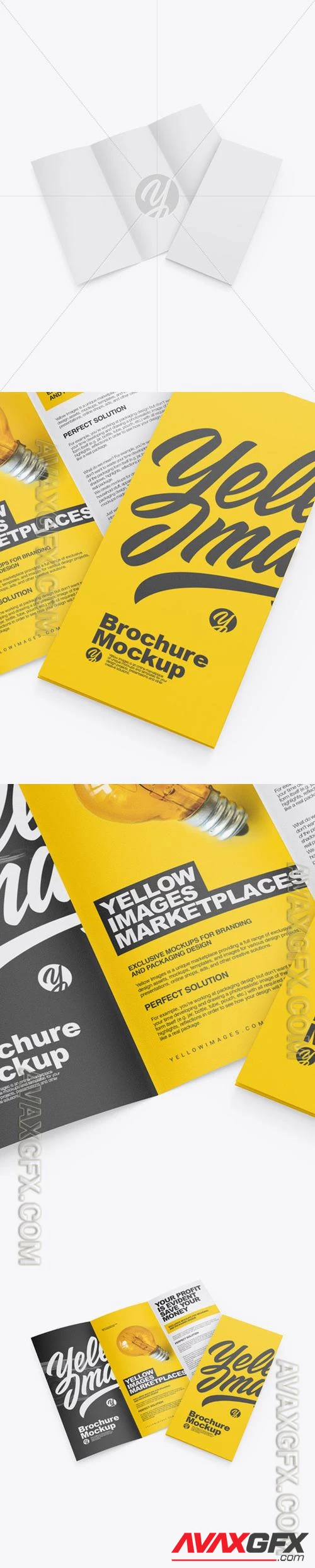 Two Paper Brochures Mockup 56628